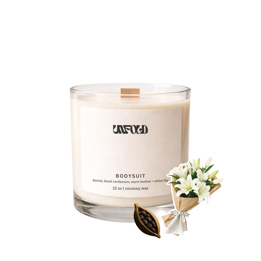 Bodysuit, 12 OZ Candle